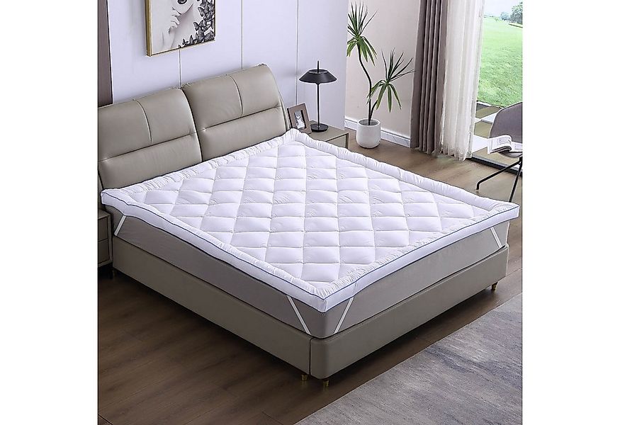 AMBINESS, Topper Matratzentopper Jacquard 80x200cm - 180x200cm, 7 cm hoch, günstig online kaufen