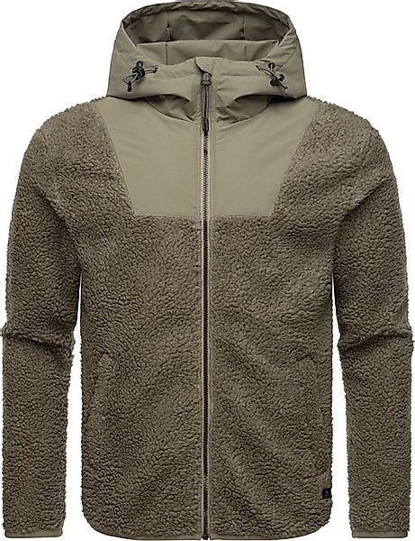 Ragwear Fleecejacke Adar Angesagte Herren Plüschjacke mit hohem Kragen günstig online kaufen