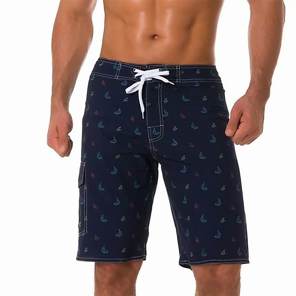 AFAZ New Trading UG Shorts Sommer große Strandhose Herren Resort Casual Blu günstig online kaufen