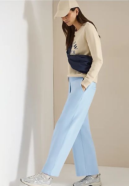 CECIL High Waist Wide Leg Sweathose im Loose Fit günstig online kaufen