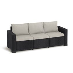 Allibert Loungesofa California Gartensofa anthrazit mit günstig online kaufen