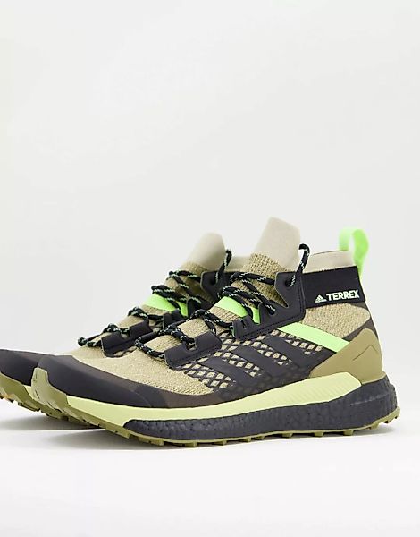 adidas – Terrex Free Hiker – Sneaker in Khaki-Grün günstig online kaufen