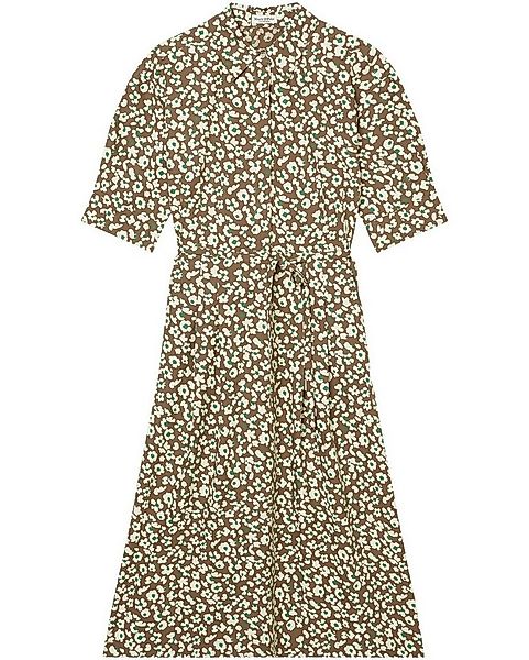 Marc O'Polo Hemdblusenkleid Midi-Hemdkleid mit Allover-Muster günstig online kaufen