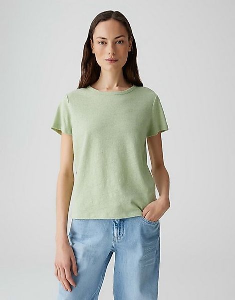 OPUS T-Shirt SORILA Regular aus Baumwoll Leinen Mix günstig online kaufen