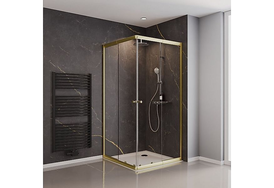 Schulte Eckdusche Sunny, variabler Verstellbereich 75x75 - 90x90 cm, Höhe: günstig online kaufen