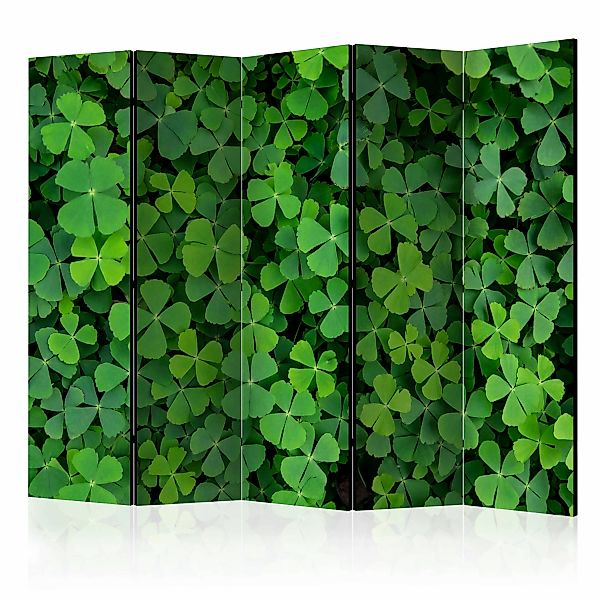 5-teiliges Paravent - Green Clover Ii [room Dividers] günstig online kaufen