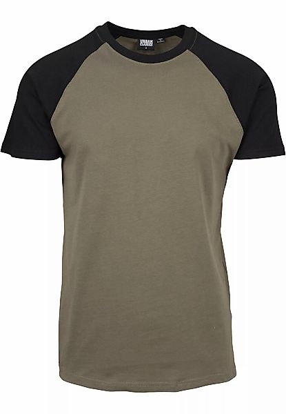 URBAN CLASSICS T-Shirt "Urban Classics Herren Raglan Contrast Tee", (1 tlg. günstig online kaufen