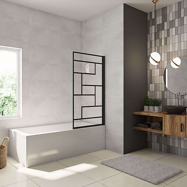 AICA Badewannenaufsatz 80*140cm Duschwand Duschabtrennung Badewannenaufsatz günstig online kaufen