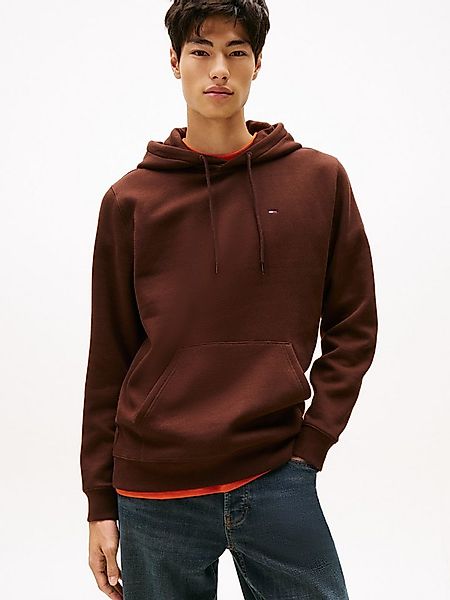 Tommy Jeans Hoodie TJM REGULAR FLAG mit bestickten Markenlogo auf Brusthöhe günstig online kaufen