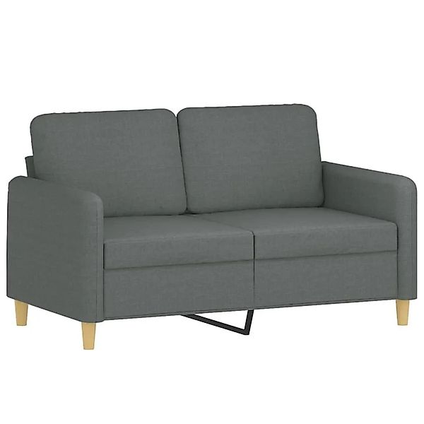 vidaXL 2-Sitzer-Sofa Dunkelgrau 120 cm Stoff 359471 günstig online kaufen