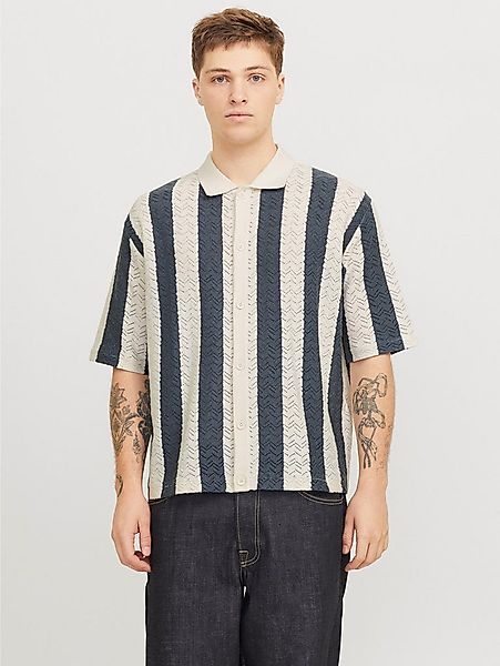 Jack & Jones Polokragenpullover JORTYLER KNIT SS POLO SN Baumwollmischung, günstig online kaufen