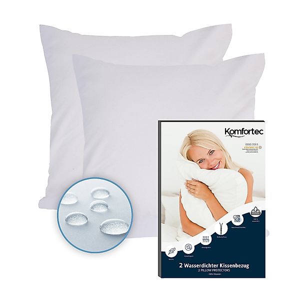 Komfortec Kissenbezüge Wasserdichter Kissenbezug Set, Hypoallergen günstig online kaufen