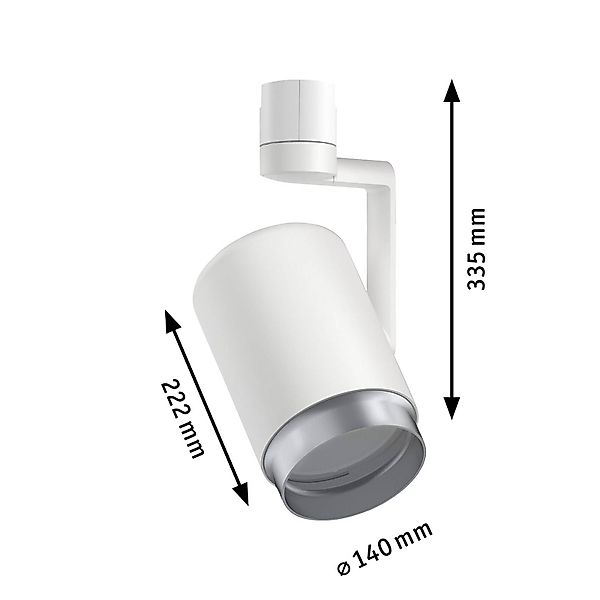 Paulmann Schienensystem-Leuchten »URail Schienenspot Asthene Einzelspot E27 günstig online kaufen