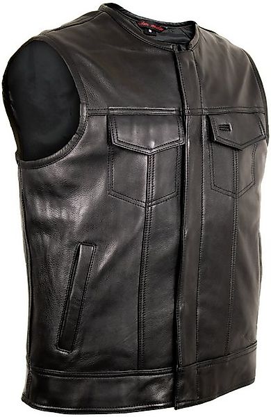 MDM Motorradweste Motorrad Lederweste im Clubstyle günstig online kaufen