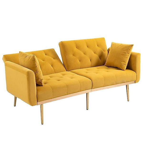 MODFU Sofa Akzentsofa, Loveseat-Sofa mit Metallfüßen Schlafsofa, 65.35*30.7 günstig online kaufen