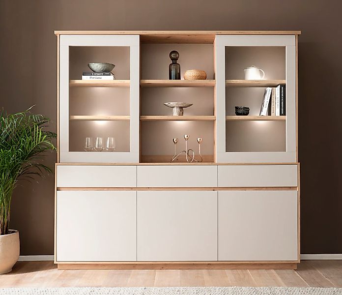 Home affaire Buffet "Sonora, moderner Hochschrank, Buffetschrank in Kaschmi günstig online kaufen