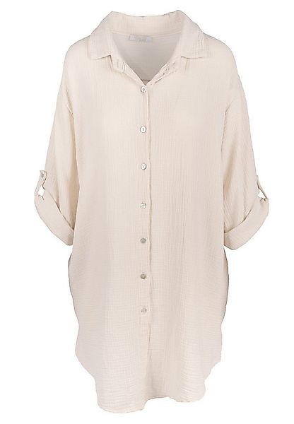 Seasons of April Hemdbluse Oversized Musselinbluse Jessy (1-tlg) Musselin H günstig online kaufen