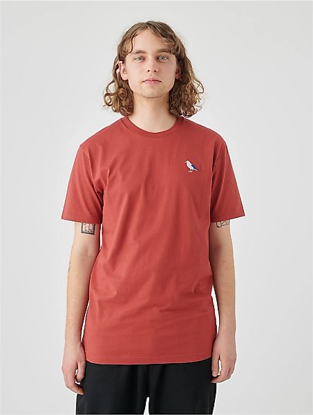 Cleptomanicx T-Shirt "Embro Gull" 1 Stk. tlg. mit Gull-Stickerei günstig online kaufen