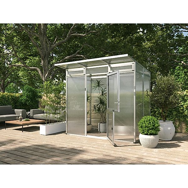 KGT Gewächshaus Alu blank 3,5 m² günstig online kaufen