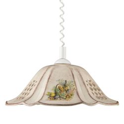 Helios Leuchten Pendelleuchte Küchenlampe Keramik, Keramiklampe, günstig online kaufen