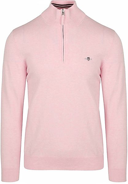 Gant Half Zip Pullover Hellrosa - Größe L günstig online kaufen