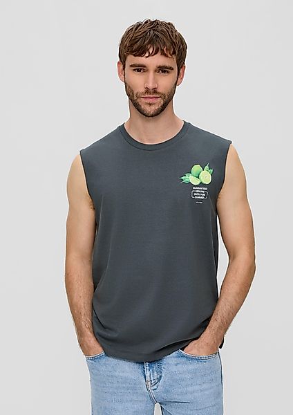s.Oliver Shirttop Tanktop mit Frontprint Artwork günstig online kaufen