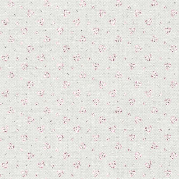 Bricoflor Shabby Chic Tapete mit Rosen Weiß Rosa Ideal für Küche und Schlaf günstig online kaufen