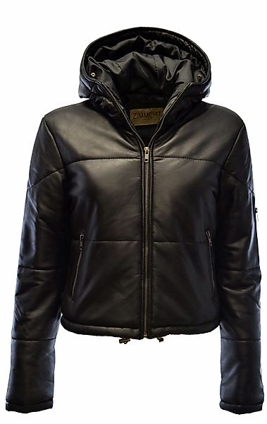 Zimmert Leather Lederjacke Luis Cropped, Kapuze, günstig online kaufen