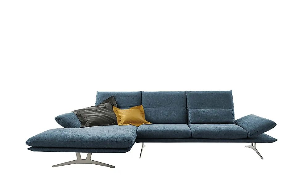 KOINOR Ecksofa aus Flachgewebe Francis ¦ blau ¦ Maße (cm): B: 314 H: 93 T: günstig online kaufen