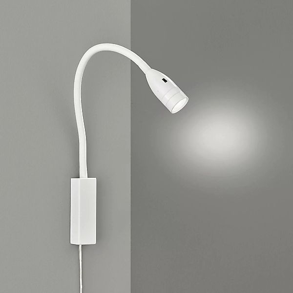Fischer & Honsel LED-Wandspot 30169 weiß Metall B/H/T: ca. 4x61x4 cm 1 Bren günstig online kaufen
