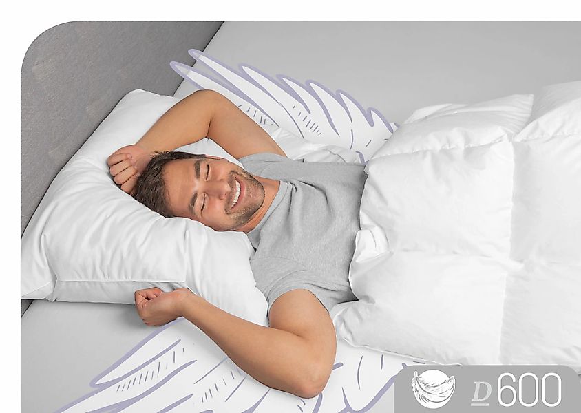 Schlafstil 3-Kammer-Kopfkissen "D600" 1 Stk. tlg. hergestellt in Deutschlan günstig online kaufen