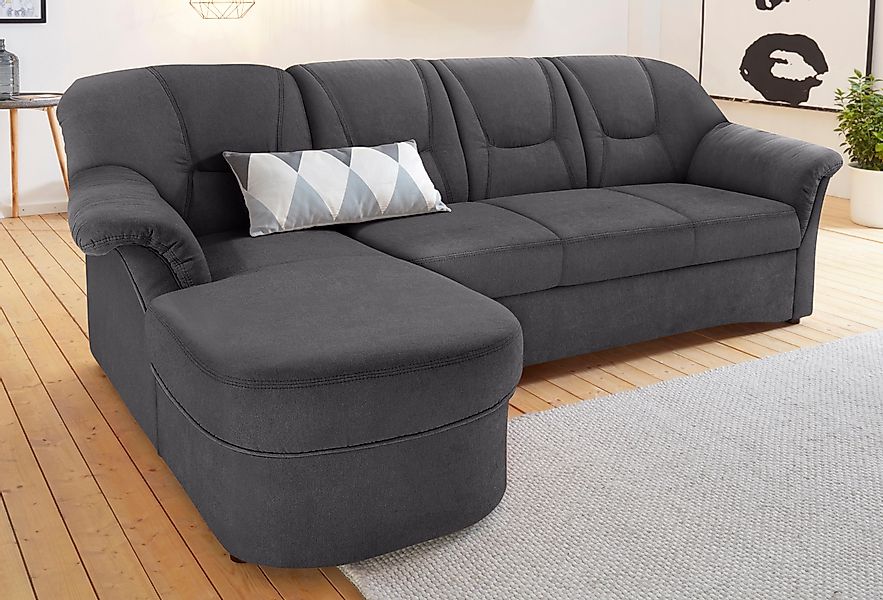 DOMO collection Ecksofa »Sarafina zeitlos und komfortabel, optional mit Fed günstig online kaufen