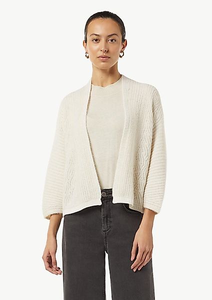 comma Cardigan Strickjacke Strickjacke mit Alpaka günstig online kaufen