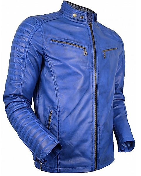 MDM Bikerjacke Herren Lamm Nappa Lederjacke günstig online kaufen