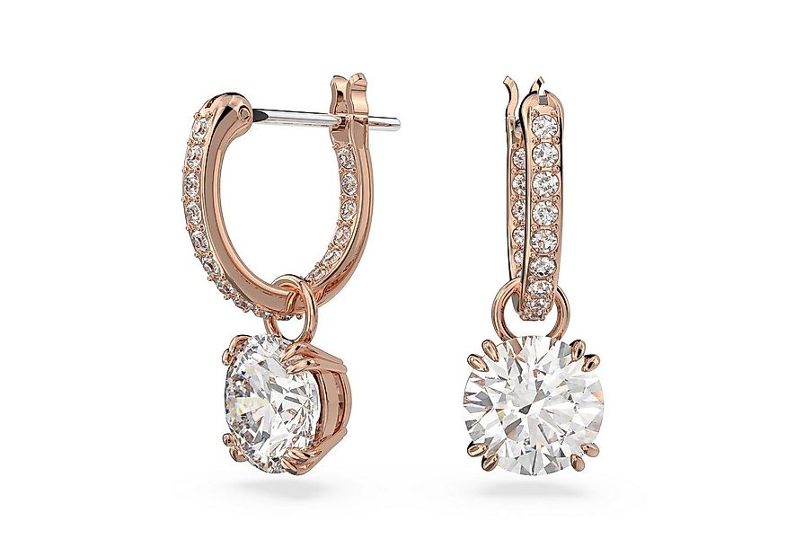 Swarovski Paar Ohrhänger Stilla Round, mit Swarovski® Kristall - Einhänger günstig online kaufen