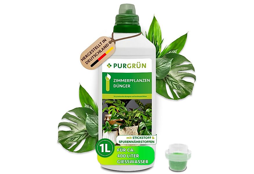 Purgrün Universaldünger Zimmerpflanzen Dünger, NPK 10+4+6, für grüne Blätte günstig online kaufen