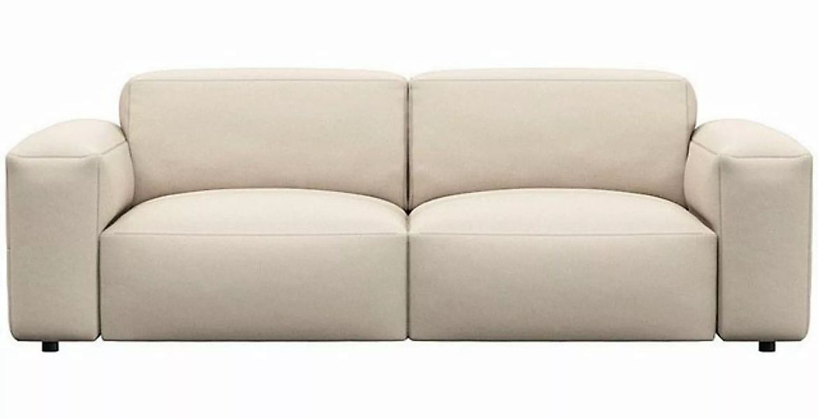 FLEXLUX 2,5-Sitzer Lucera Sofa, modern & anschmiegsam, Kaltschaum, Stahl-We günstig online kaufen