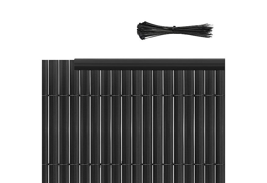 Sekey Balkonsichtschutz 5 m PVC Sichtschutzmatte mit Kabelbindern und Absch günstig online kaufen
