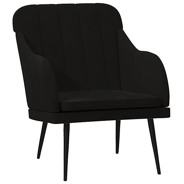 vidaXL Sessel Sessel Schwarz 63x76x80 cm günstig online kaufen