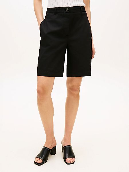 Tommy Hilfiger Chinoshorts "CO GMD BLEND CHINO SHORT" mit geknöpften Gesäßt günstig online kaufen