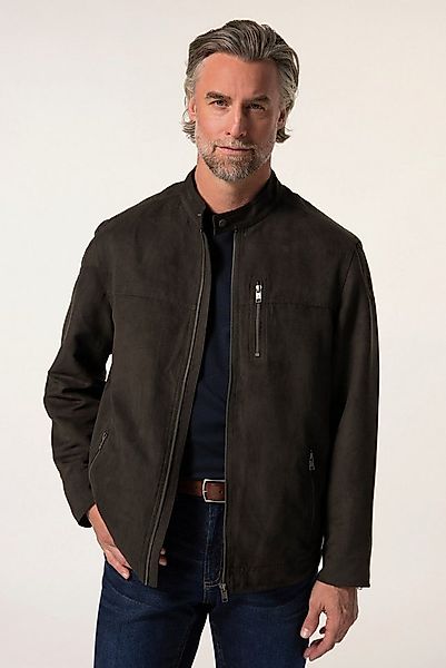 Boston Park Funktionsjacke Bikerjacke Mikrosuede Zipper günstig online kaufen