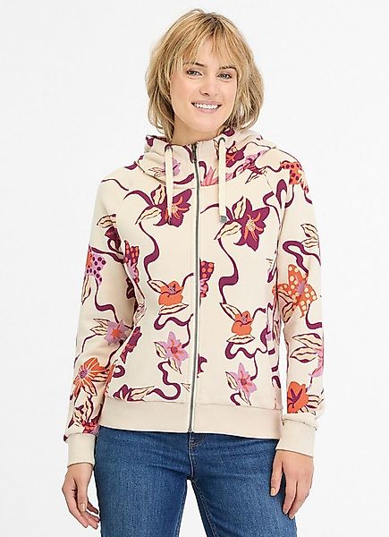 Ragwear Kapuzensweatjacke Damen Fllawia Print günstig online kaufen