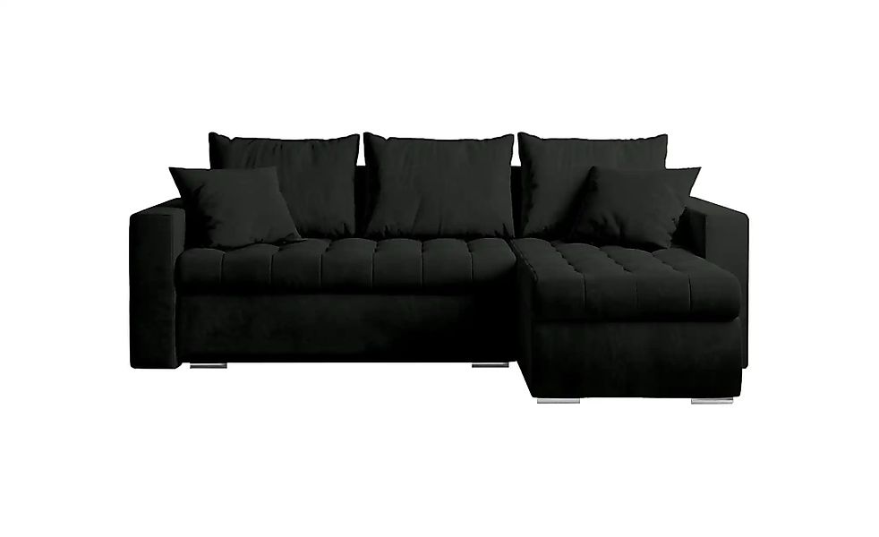 Ecksofa mit Schlaffunktion  Luis ¦ schwarz ¦ Maße (cm): B: 238 H: 85 Polste günstig online kaufen