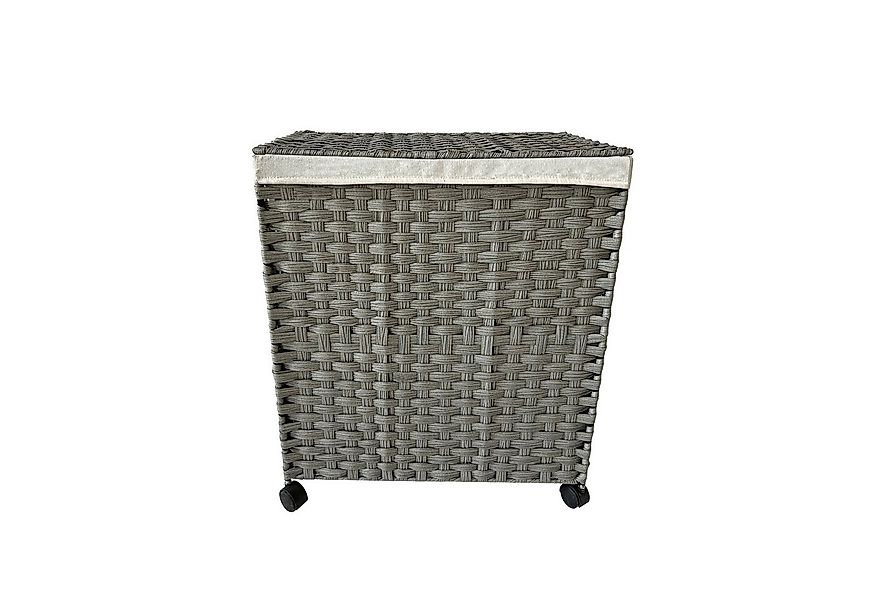 HTI-Living Wäschekorb Wäschesammler 108 Liter Briena Grau (Stück, 1 St., 1 günstig online kaufen