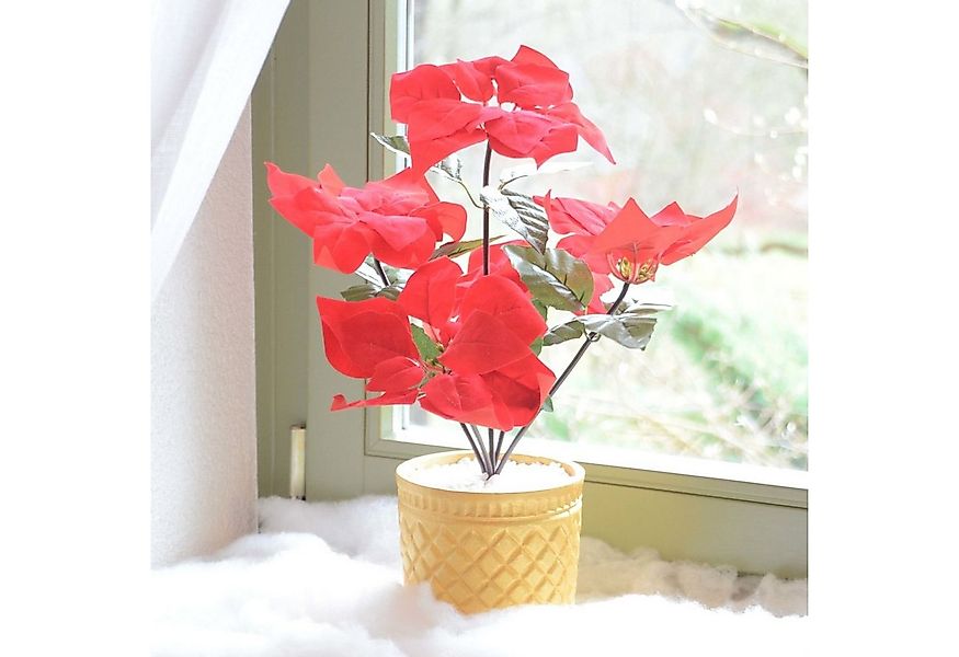 Licht-Erlebnisse Nachttischlampe LED BLUME, LED, Warmweiß, Tischlampe LED D günstig online kaufen