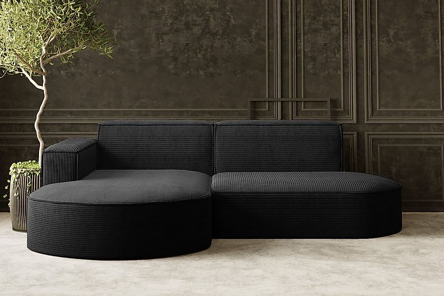 Kaiser Möbel Ecksofa Designer MODENA STUDIO L stoff Cord, Verita,Boucle, Ec günstig online kaufen