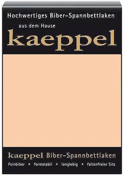 Kaeppel Spannbettlaken »Spannbettlaken Biber«, 100% Baumwolle, kuschelig we günstig online kaufen