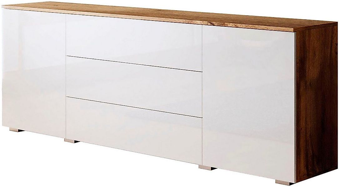 OTTO home Sideboard PARIS (1 St), Moderne 150cm breite grifflose Kommode, v günstig online kaufen