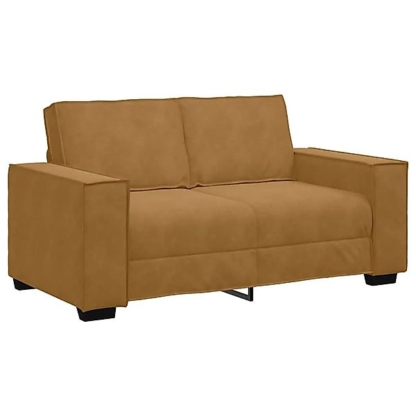 vidaXL 2-Sitzer-Sofa Braun 120 cm Samt 4105017 günstig online kaufen
