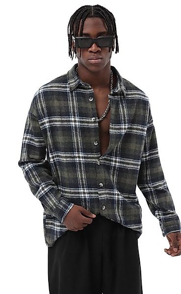 COFI Casuals Flanellhemd Flanellhemd Kariert Hemd Holzfällerhemd (1-tlg) günstig online kaufen